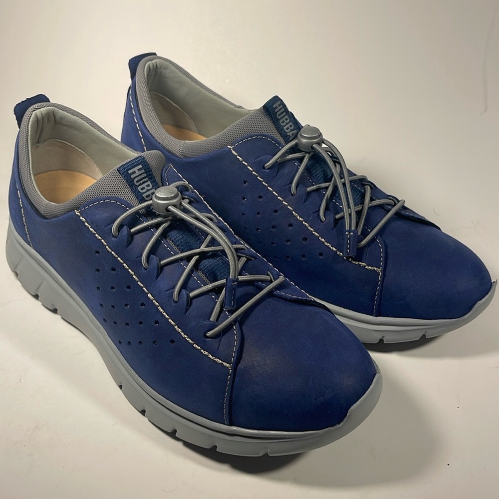 Samuel Hubbard Women's "Flight Sport" Navy Nubuck Sneakers 9 M